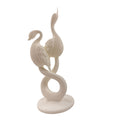 Love Birds Statue 3D Printed Resin Coated Sculpture Custom Color Wedding Gift