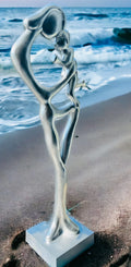 Elegant Embrace metal sculpture by Jebar Art