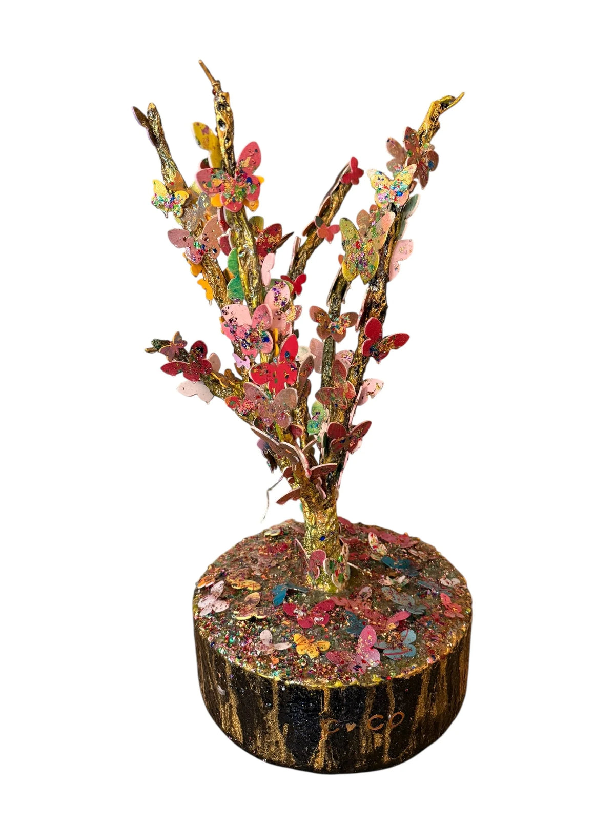 Butterfly blossom tree sculpture by Jebar Art