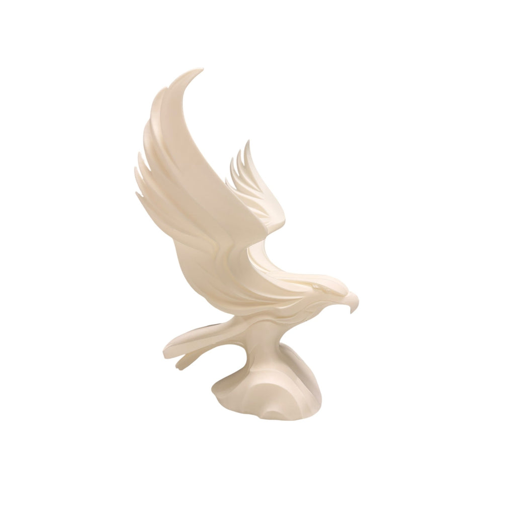 Handmade Resin Eagle Sculpture 18x18 Spread Wings Custom Color Bronze Gold White